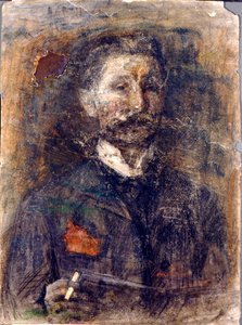Autorretrato, 1904 de Mikhail Aleksandrovich Vrubel