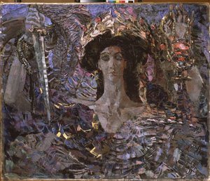 Serafín de Seis Alas (Azrael) 1904 de Mikhail Aleksandrovich Vrubel