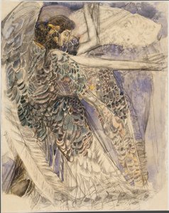 Serafín, 1904-1905 de Mikhail Aleksandrovich Vrubel