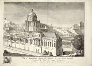 Vista del Gran Palacio de Oranienbaum de Mikhail Ivanovich Makhaev