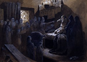Iván el Terrible y los fantasmas de sus víctimas, siglo XIX o principios del siglo XX de Mikhail Petrovich Klodt