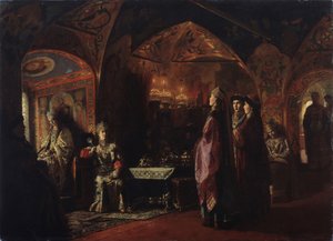 Morada de la Tsarevna, 1878 de Mikhail Petrovich Klodt Baron