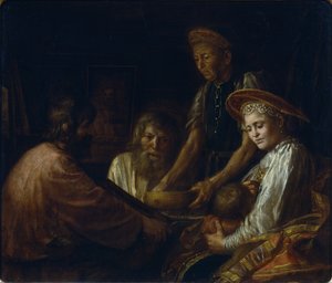 Comida campesina, 1774 de Mikhail Shibanov