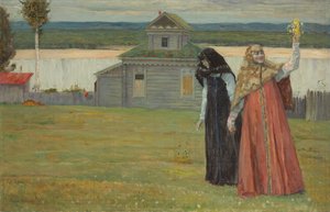 Dos hermanas de Mikhail Vasilievich Nesterov