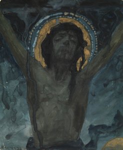 Cristo en la Cruz de Mikhail Vasilievich Nesterov