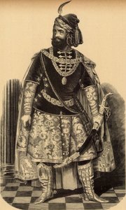 Márton Lendvay como Bánk Bán (Miklós Barabás, 1856) de Miklós Barabás