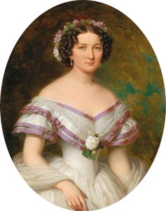Retrato de la condesa María Gabriella Josepha Anna Szápáry, nacida Atzél de Borosjenő de Miklós Barabás