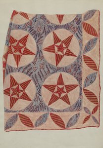Aplique de colcha de Mildred E. Bent