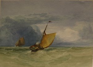 A Gale, fecha desconocida (acuarela y lápiz sobre papel)