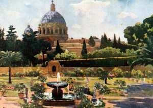 El Jardín Hundido, El Vaticano, Roma