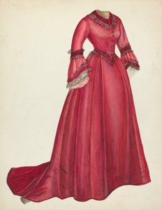 Vestido de tarde, 1935-1942 de Mina Lowry