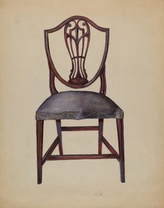 Silla, c.1936 (acuarela y gouache sobre papel)