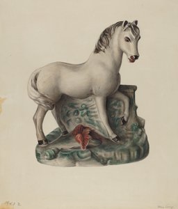 Caballo de Yeso de Mina Lowry