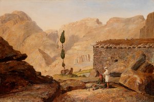 La cima del monte Sinaí con la capilla de Elías de Miner Kilbourne Kellogg