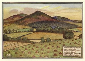 Sobre la partida de Sir Walter Scott (litografía en color) de Minnie Didbin Spooner