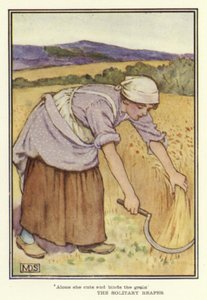 La Parca Solitaria (litografía en color) de Minnie Didbin Spooner