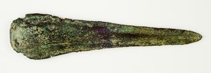 Hoja de daga, 2000-1400 a.C. (bronce fundido)