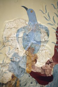 Arte minoico. Detalle del fresco 