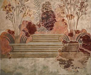 Panel de los "Frescos de Lirios" de Minoan