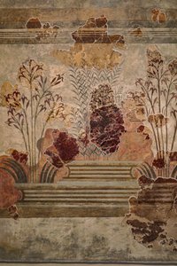 Panel de los "Frescos de los Lirios" de Minoan
