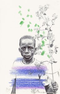La planta de colores de la niña