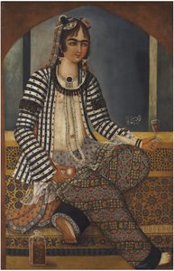 Retrato de una Dama de Mirza Baba