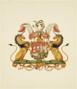 Escudo de Armas de la Ciudad de Bristol, c.1830