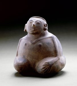 Vasija de efigie humana, 1300-1500 de Mississippian culture