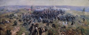 Batalla de Gorni Dubnik el 24 de octubre de 1877 de Mitrofan Borisovich Grekov