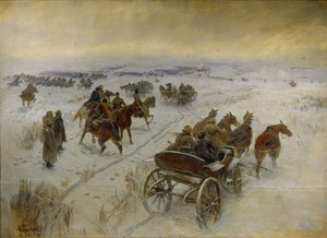La batalla de Yegorlykskaya, 1928-1929 de Mitrofan Borisovich Grekov