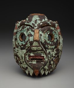 Máscara, posiblemente de Tlaloc, c.1350-1521 de Mixtec Mixtec