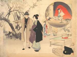 El demonio dorado Konjiki yasha, ca. 1903 de Mizuno Toshikata