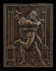 Hércules y Anteo, finales del siglo XV - principios del siglo XVI de Moderno