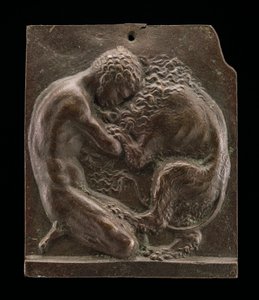 Hércules y el león de Nemea, finales del siglo XV - principios del siglo XVI de Moderno