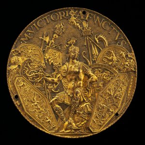 Marte rodeado de trofeos, finales del siglo XV - principios del siglo XVI de Moderno