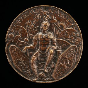 Marte rodeado de trofeos, finales del siglo XV - principios del siglo XVI de Moderno