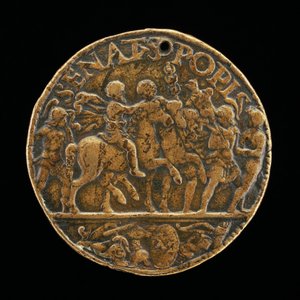 Triunfo senatorial [reverso], c. 1490 de Moderno