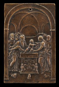 La presentación de Jesús en el templo, finales del siglo XV - principios del siglo XVI de Moderno