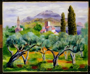 Paisaje, c.1920 de Moise Kisling