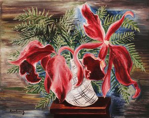 Orquídeas; Orchidees de Moise Kisling