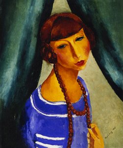 Retrato de Margueritte Gros, cuñada del artista; Portrait de Margueritte Gros, la Belle-Soeur de l