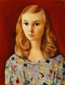 Retrato de mujer de Moise Kisling