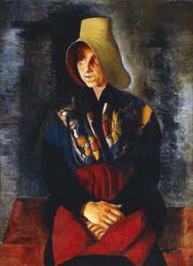 Retrato de la madre de Renee Kisling; Portrait de la Mere de Renee Kisling de Moise Kisling