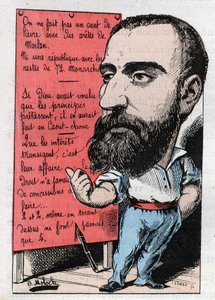 Alegoría de un radical en el siglo XIX