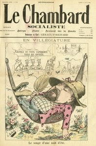 Ilustración de Moloch (1849-1909) para la portada de Le Chambard Socialiste