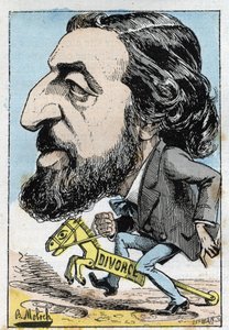 Retrato de Alfred Naquet (1834-1916), político francés