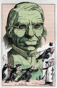 Retrato de Émile Littré (1801-1881), filólogo, médico y político francés en 