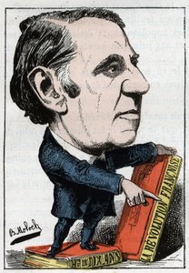 Retrato de Louis Blanc (1811 - 1882), político e historiador francés de Moloch