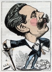 Retrato de Paul Granier de Cassagnac (1842-1902), periodista político francés en 