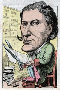 Retrato de Victorien Sardou (1831-1908), dramaturgo francés de Moloch